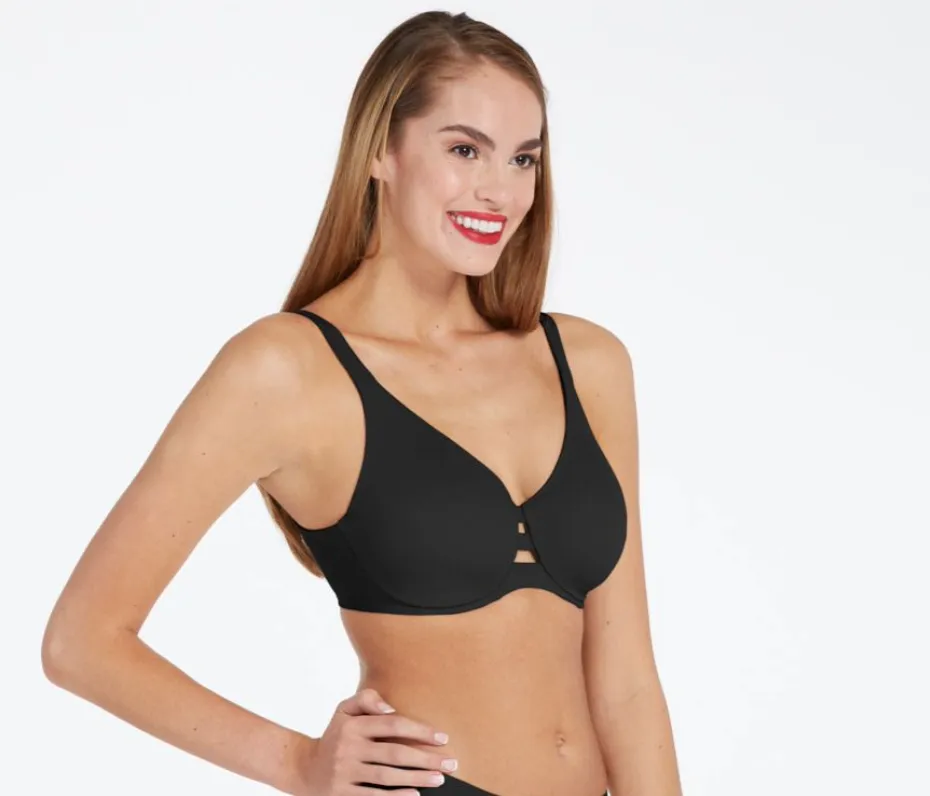 Spanx Low Profile Minimizer Bra Very Black