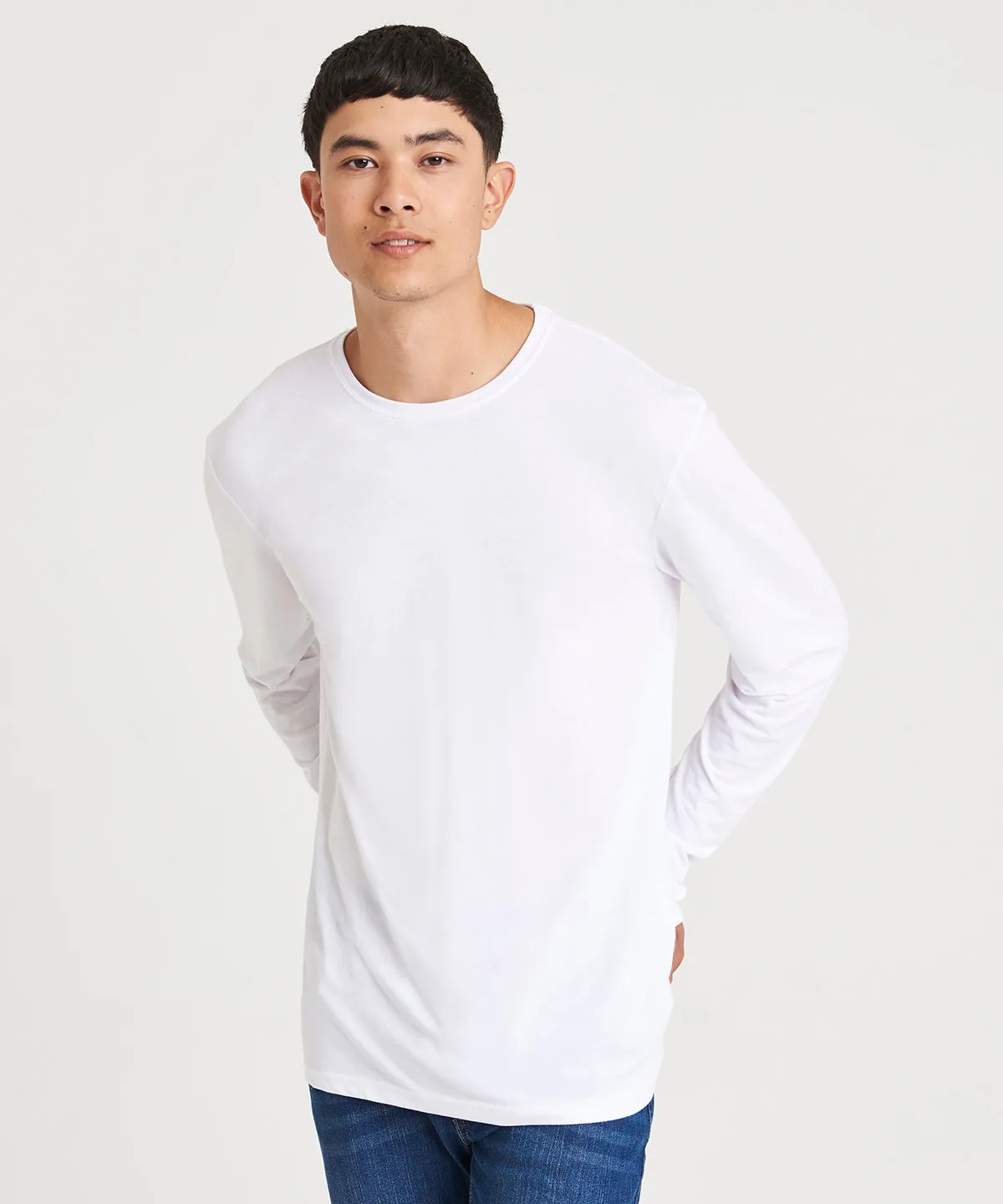 Triblend T long sleeve | Solid White