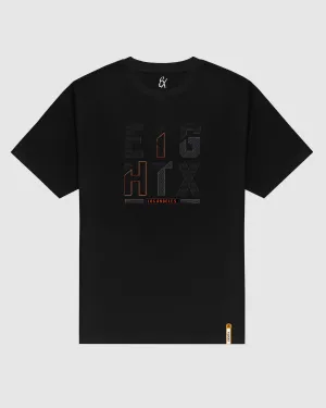 Under Construction Slim Fit Graphic T-Shirt - Black