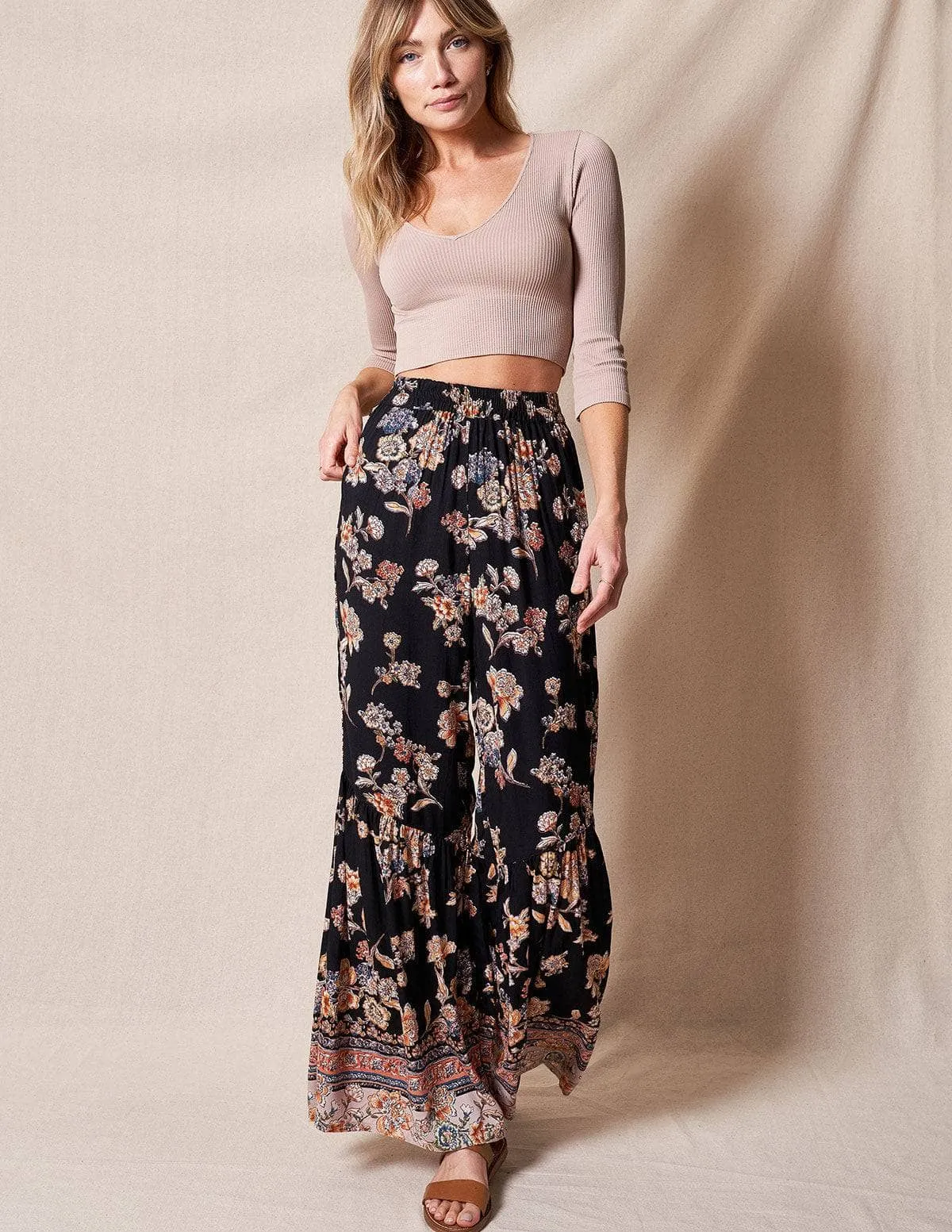 Valera Flowy Pants - Small Only