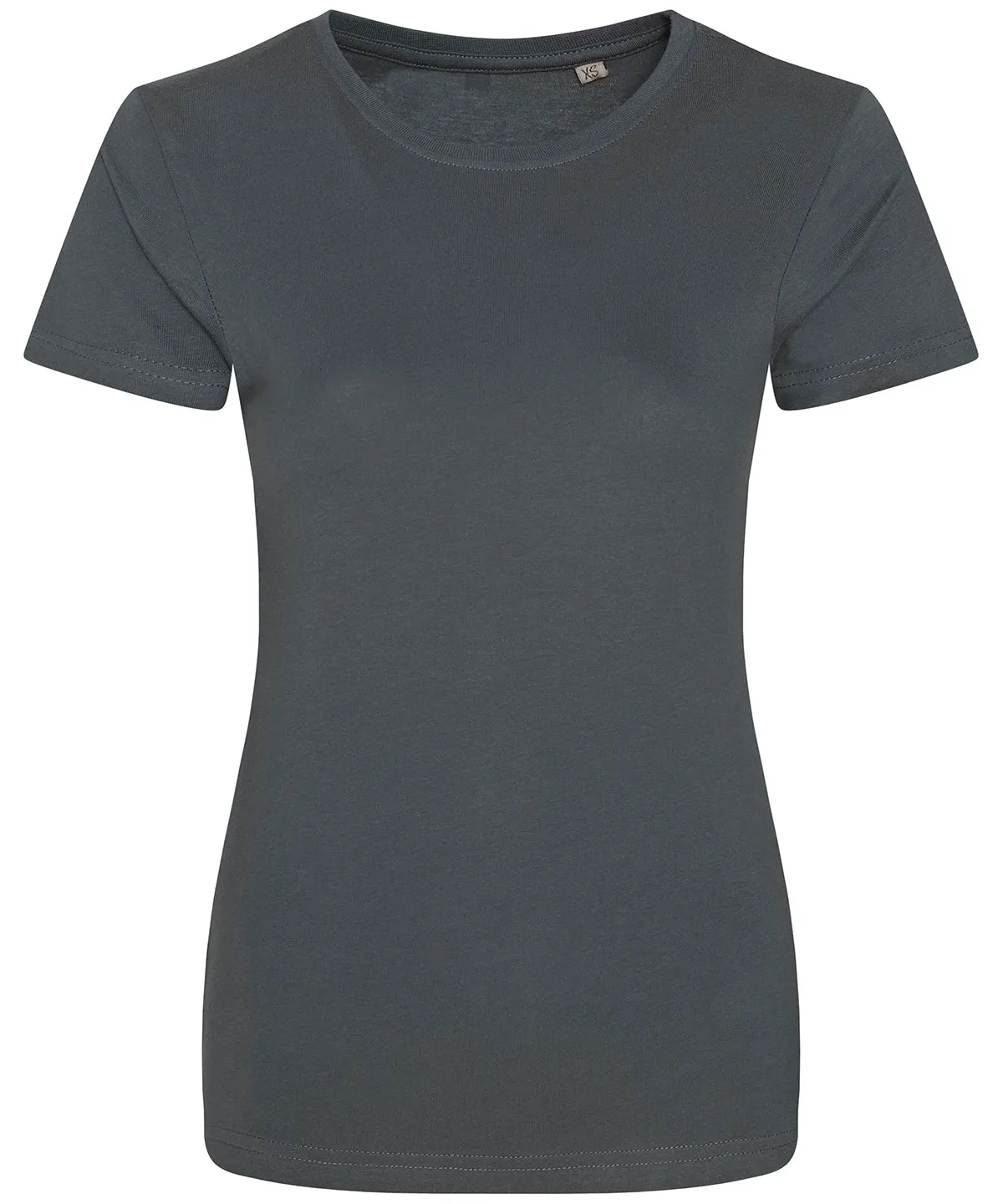 Womens Cascade organic tee | Charcoal