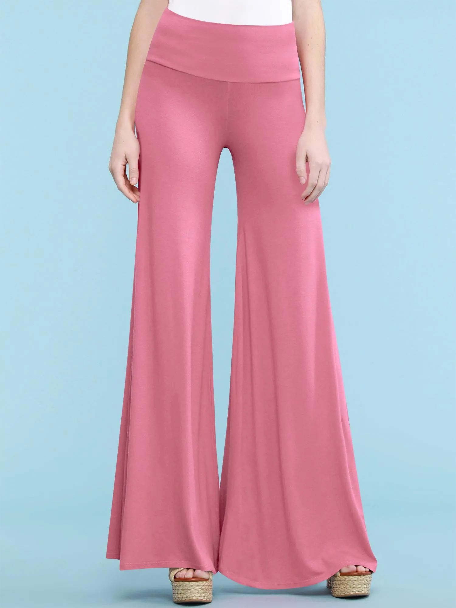 Women's Casual Comfy Wide Leg Palazzo Lounge Pants