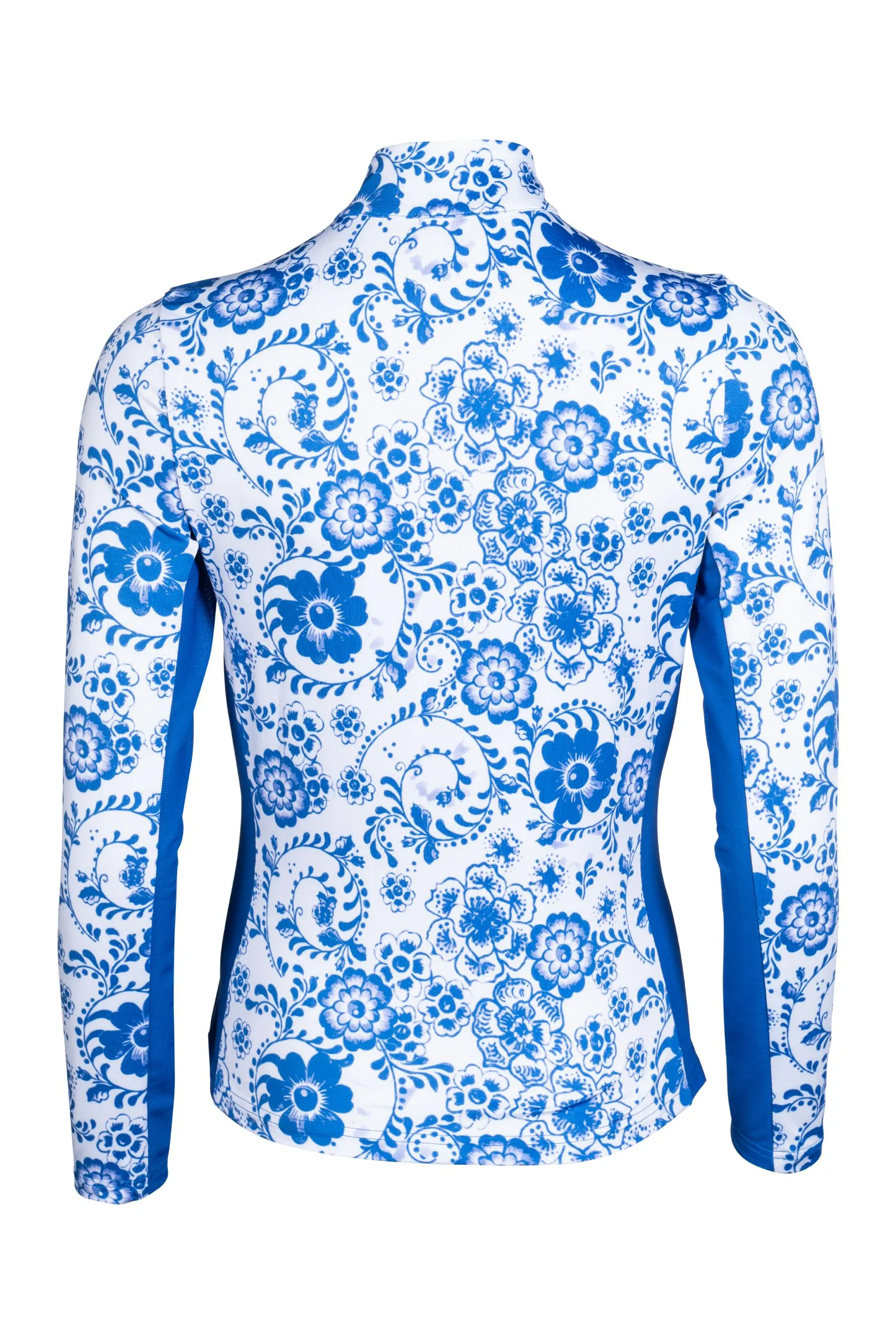 Women´s Functional Training Shirt Blue Flower