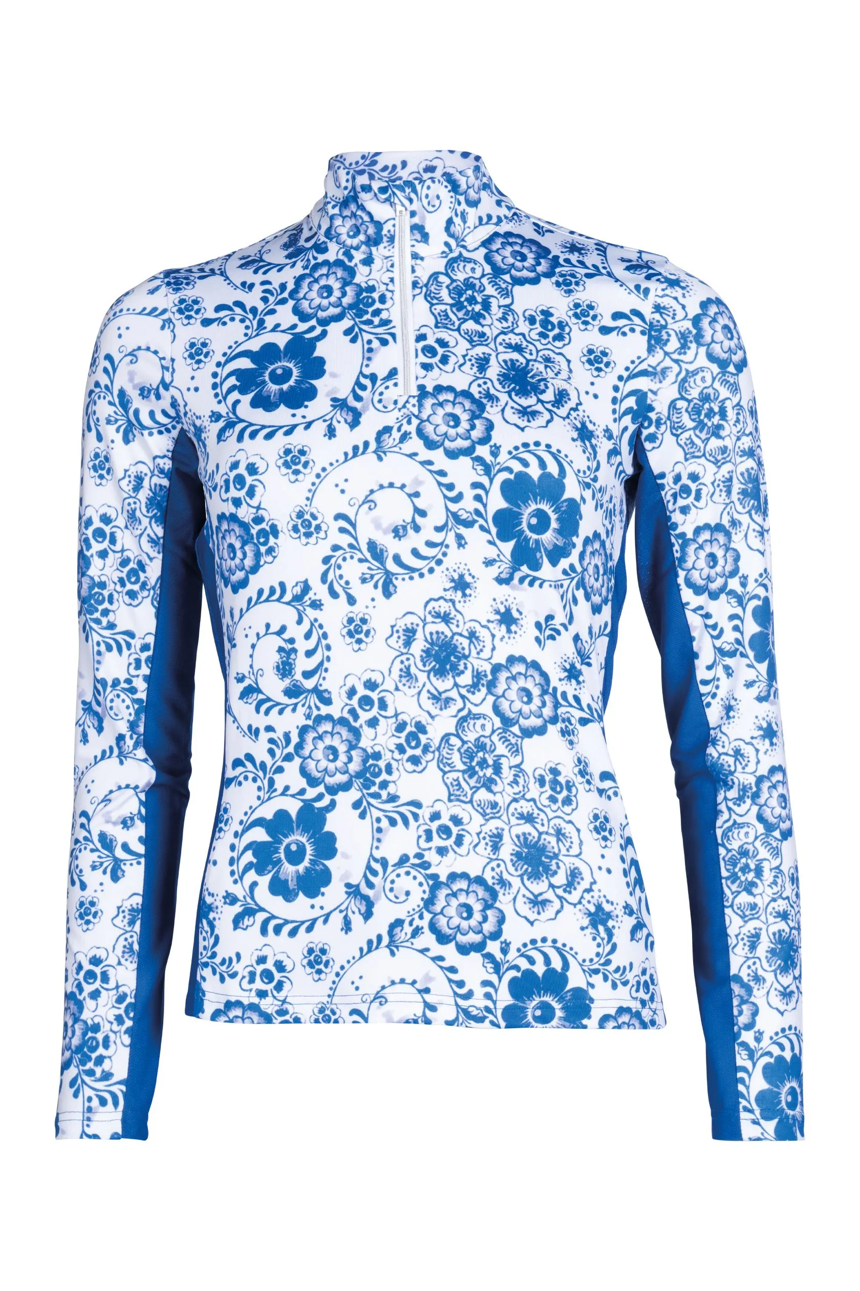 Women´s Functional Training Shirt Blue Flower