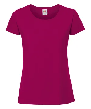 Womens Iconic 195 ringspun premium t-shirt | Cranberry