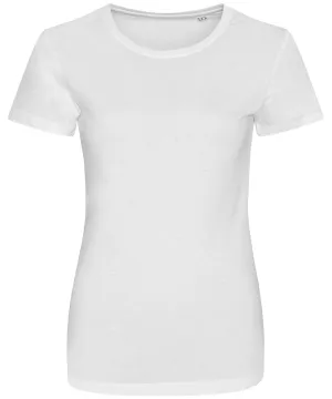 Womens triblend T | Solid White